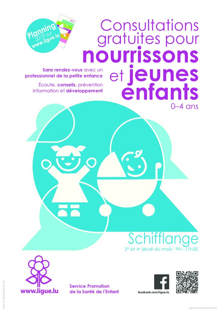 Consultations pour nourrissons et jeunes enfants