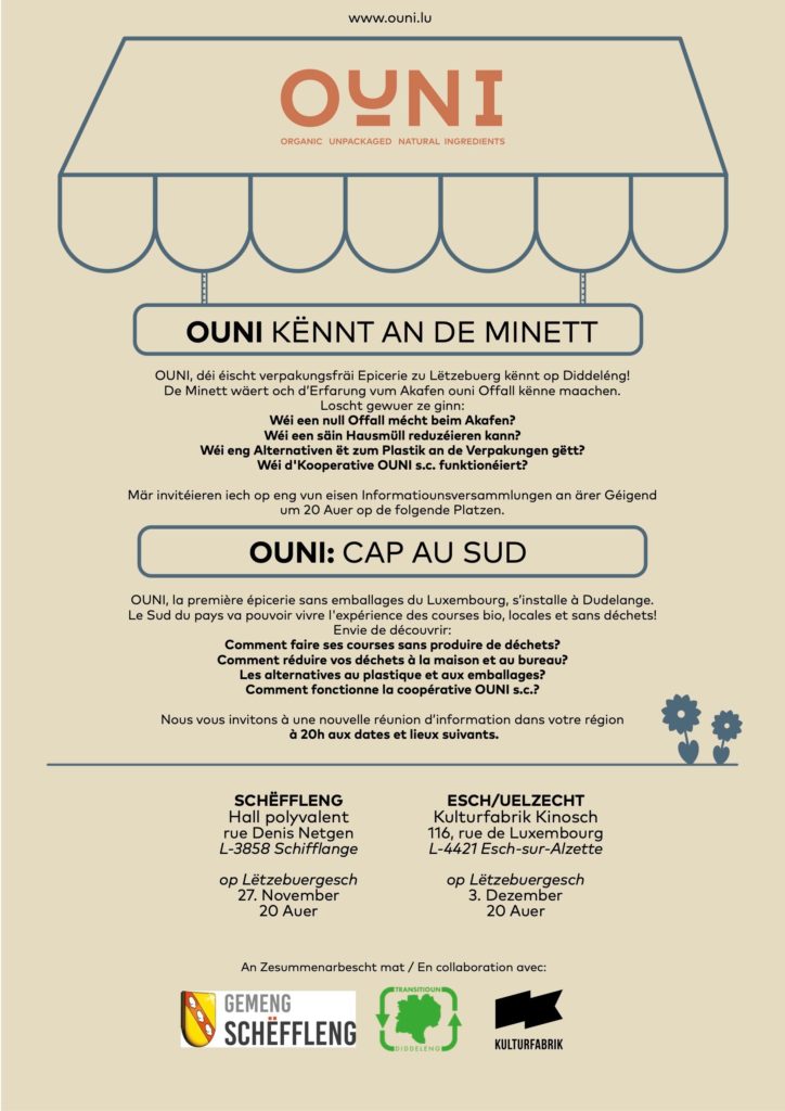 OUNI kënnt an de Minett!